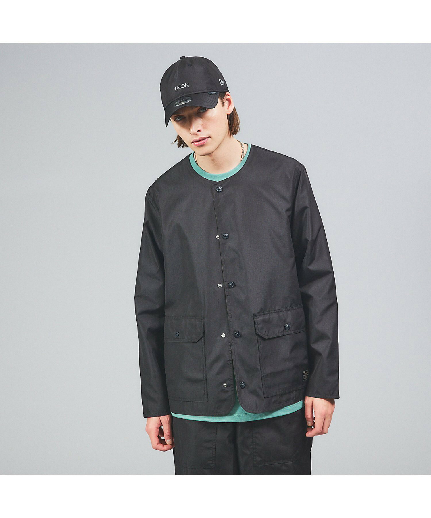 【TAION / タイオン】 MILITARY REVERSIBLE CREW